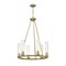 Z-Lite Beau 6 Light Chandelier, Rubbed Brass & Clear 3031-6RB - alternate 1